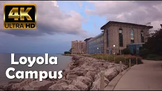 Loyola University Chicago | 4K Campus Walking Tour at Sunset