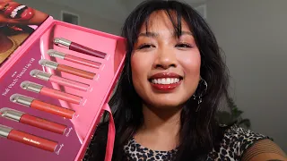 Rare Beauty Soft Pinch Tinted Lip Oil on Olive Skin | Review & Comparisons to Fenty & Uoma Beauty
