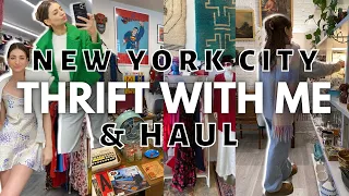 THRIFT WITH ME NEW YORK CITY! | east village & downtown brooklyn + try-on haul