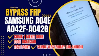 tercepat...!!! bypass frp samsung a04e a042f - a042g test point semua versi