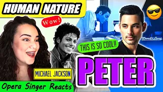 Opera Singer Reacts to PETER BENCE - Human Nature - Michael Jackson [Piano Cover]