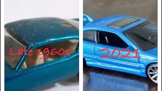Evolution Of Hot Wheels Cars 1968-2021
