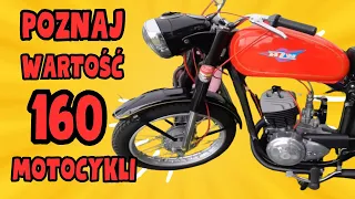 Prices of 160 motorcycles at Swap Meet Poland. Film Report