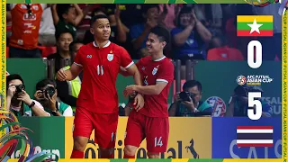 #ACFutsal2024 | Group A : Myanmar 0 - 5 Thailand