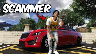 Scamming the streets of Chicago in GTA 5 RP !