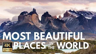 50 Most Beautiful Places in the World - 4K Ultra HD & Relaxing Music