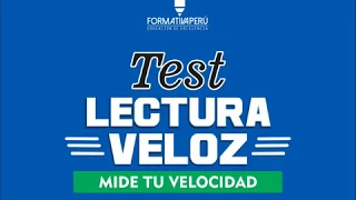 Lectura veloz - Test