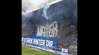 Waldhof Mannheim gestern beim ersten Heimspiel gegen den VfB Lübeck! 🔥👊🏻 #svw07 #waldhof