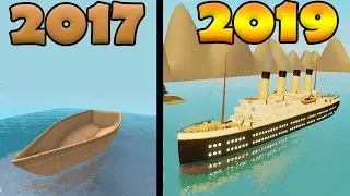 SharkBite evolution (2017-2019) (With voice) (Roblox)