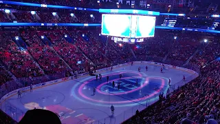 Chicago Blackhawks vs Montreal Canadiens opening