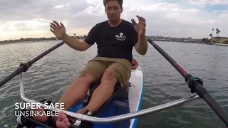 Rowing your SUP the fun and benefits are endless. Perfect for optimizing boat moving skill.