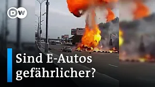 Brennende E-Autos: Wie gefährlich sind sie wirklich? | DW Faktencheck