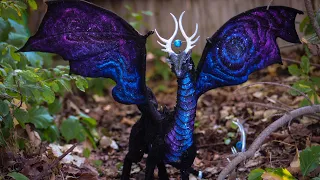 DIY Space Galaxy Dragon Poseable Sculpture Tutorial