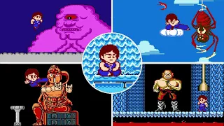 Jackie Chan's Action Kung Fu (NES) All Bosses (No Damage)