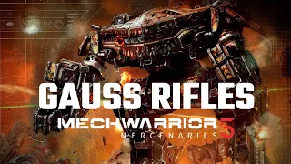 OP Weapon? Gauss Rifles in Mechwarrior 5: Mercenaries | Full Mission Gameplay