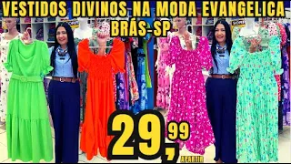 VESTIDOS DIVINOS NA MODA EVANGÉLICA BRÁS-SP