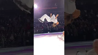 I got to backflip over the LEGEND, Scott Hamilton 🔥