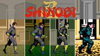 Shinobi (忍) -Versions Comparison- #98 #retrogaming #arcade #pce #amiga #atarist #msdos #nes #c64