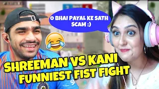 Shreeman Legend vs Kani Gaming Funniest Fist Fight in BGMI Freedom Face Off Challenge | Red Rock