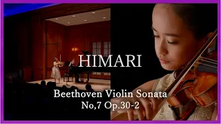 HIMARI | Beethoven Violin Sonata No,7 Op.30-2 / Curtis Recital 12years old