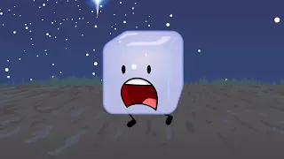 Unreal BFDI playing over the BFDI 8 Ice Cube prank scene