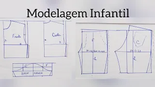 Modelagem Infantil Base Corpinho | Base Manga | Base Bermuda Iniciantes