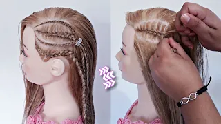 Trenzas postizas laterales | Trenzas fáciles | La reina de las trenzas