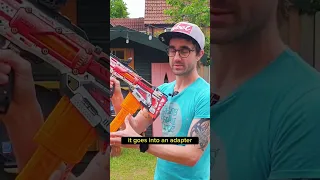 This NERF GUN has a mystery button | X-Shot Skins Pro Series Longshot