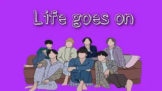 💫Bts—life goes on feat. [Кириллизация/Транскрипция]