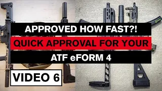 ATF eForm 4 Approval and News,  Silencers Simplified in 2023