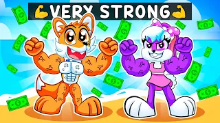 Spending $100,000 to Become the STRONGEST FAMILY in Roblox!