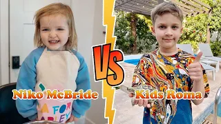 Kids Roma Show VS Niko McBride Stunning Transformation ⭐ From Baby To Now