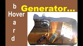 Motorul de hoverboard = GENERATOR ELECTRIC. Ce obținem din acest generator și o punte redresoare?