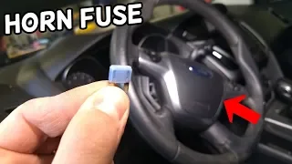 HORN FUSE LOCATION AND REPLACEMENT FORD FOCUS MK3 2012-2018