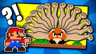 Mario, but enemies have giant muscle arms?!