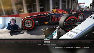 F1 2017 CAREER MODE PART 4: CRASH WITH TEAMMATE, GEARBOX FAIL BUT STILL?!!!!