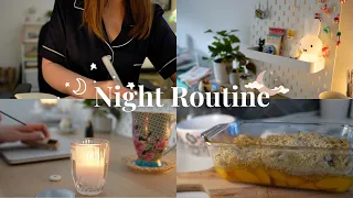 My night time routine🌛 Cozy, self care habits