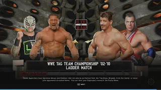 WWE 2K24_ REY MYSTERIO BATISTA VS KURT ANGLE AND EDDIE GUERRERO