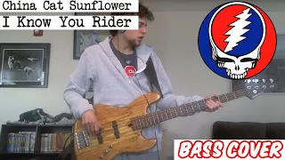 China Cat Sunflower -) I Know You Rider - Grateful Dead | Bass Cover