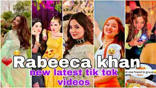 Rabeeca khan 😊💘 new latest tik tok videos🌷❤ || Rabeeca kashif khan New latest tik tok videos || 😍