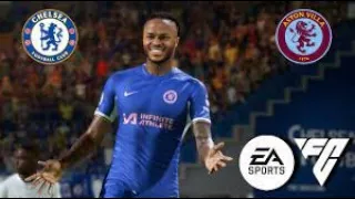 Chelsea VS Aston Villa gameplay EA 24 PS5 4K