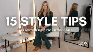 HOW TO DRESS MORE EFFORTLESSLY CHIC THIS AUTUMN  | Style Tips