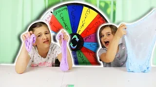 MYSTERY WHEEL OF SLIME CHALLENGE!!