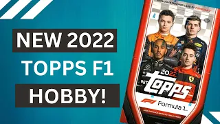 *NEW* OPENING A 2022 TOPPS FORMULA 1 HOBBY BOX!! TOP TEAM RELIC + LEWIS COLOR!!