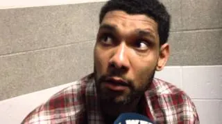 Tim Duncan says he woke up just in time against Celtics