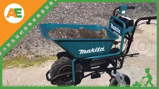 Carretilla eléctrica de ruedas Makita DCU180: funcionamiento