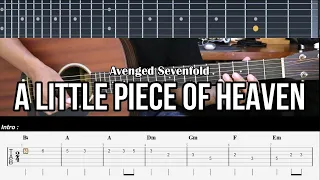 A Little Piece Of Heaven - Avenged Sevenfold | EASY Guitar Tutorial - Guitar Lessons TAB