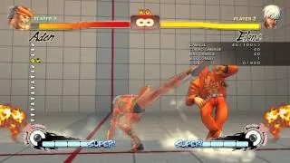 USF4 Adon vs Elena：Test02