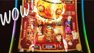 BIG WIN ON DANCING DRUMS EXPLOSION SLOT MACHINE 🎰 MYSTERY PICK BONUS AND RETRIGGER 😱🤩👉👍😁🎰