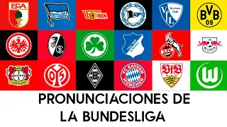 ¿CÓMO SE PRONUNCIAN LOS EQUIPOS DE LA BUNDESLIGA 21/22? | Clase Práctica #2